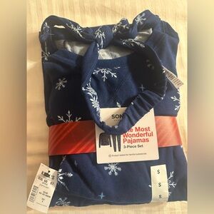 Sonoma Navy Snowflake Pajama Set